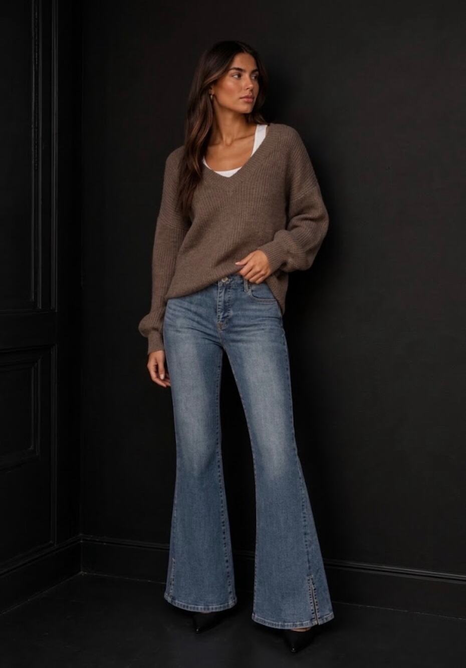 ZIDA Flared Slit Jean NWT Size 29